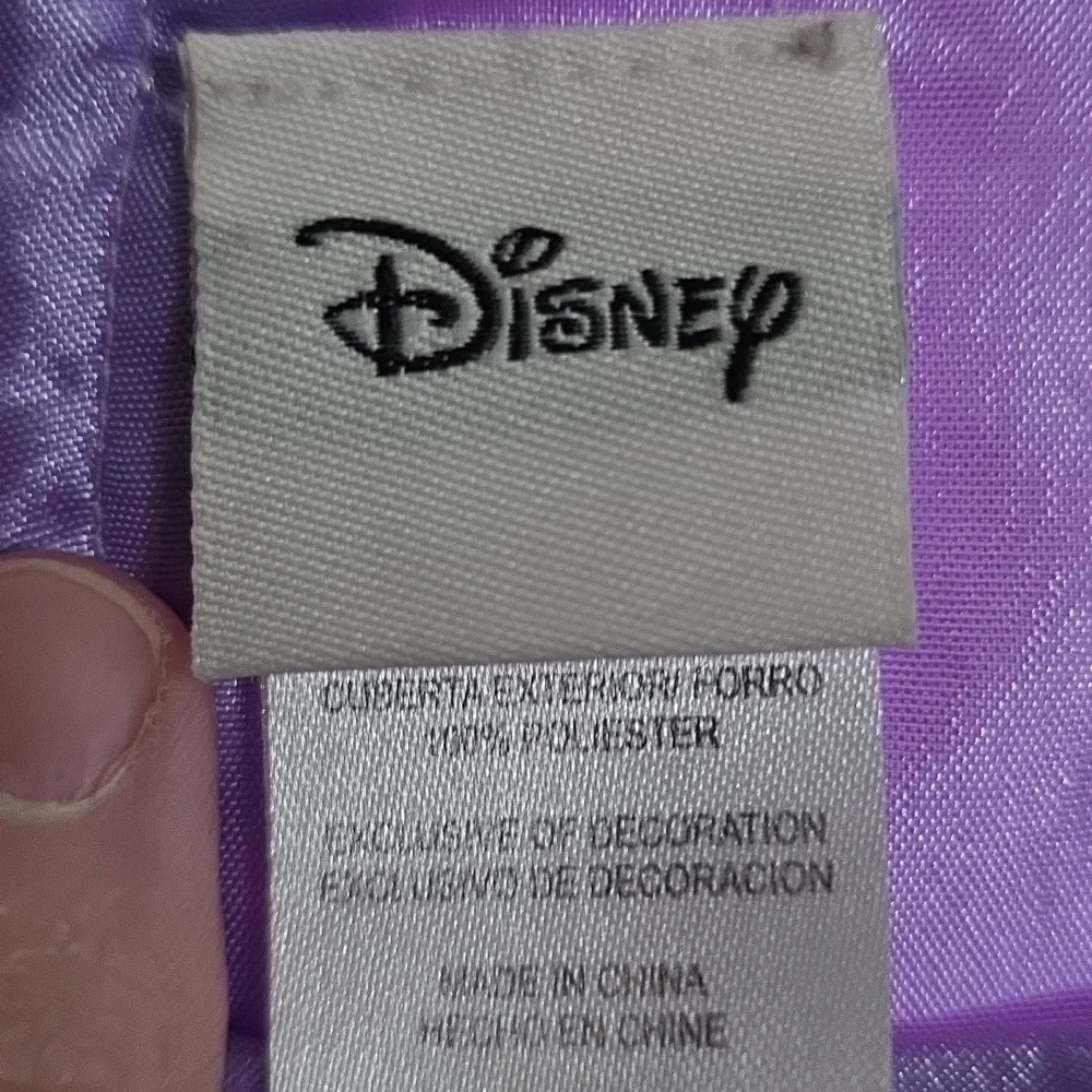 Disney Sophia The First Girl's Purple Party Dress Sparkly Lined Zips 6/6X *READ*